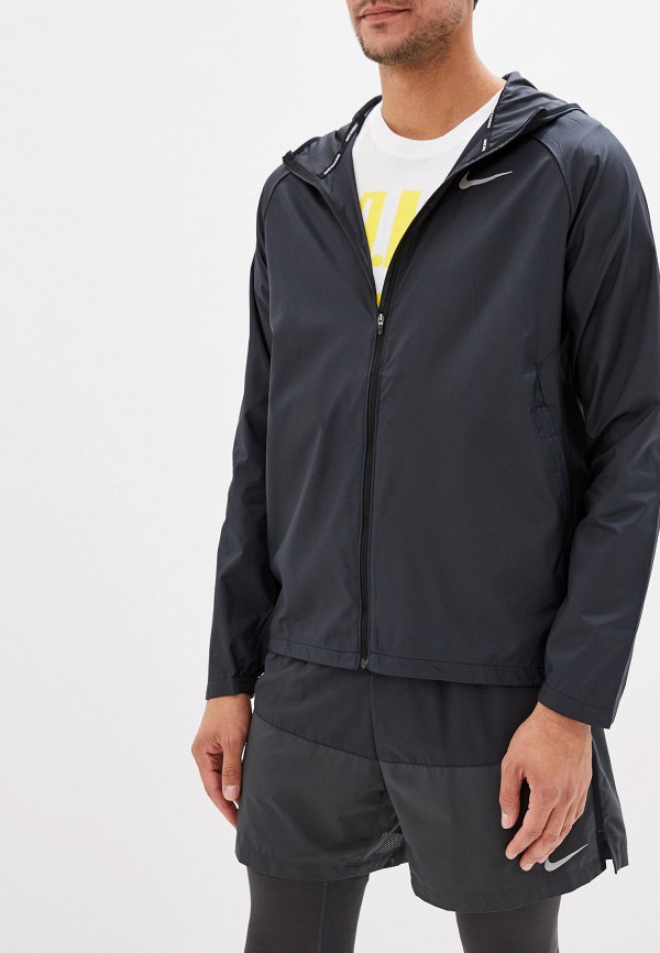 

Ветровка Nike, Черный, Essential Men's Hooded Running Jacket
