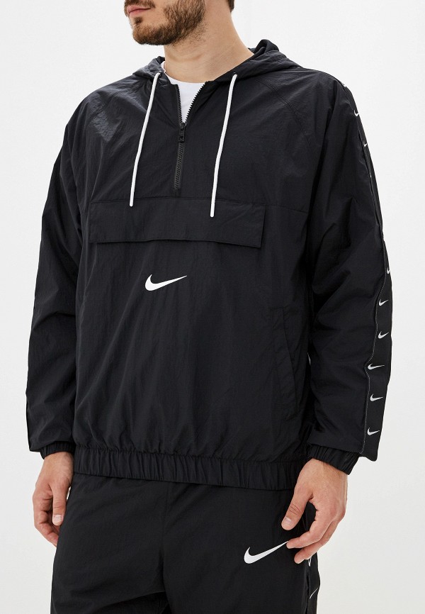 

Ветровка Nike, Черный, SPORTSWEAR SWOOSH MEN'S WOVEN JACKET