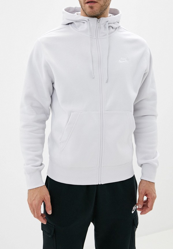 

Толстовка Nike, Серый, Sportswear Club Fleece Men's Full-Zip Hoodie