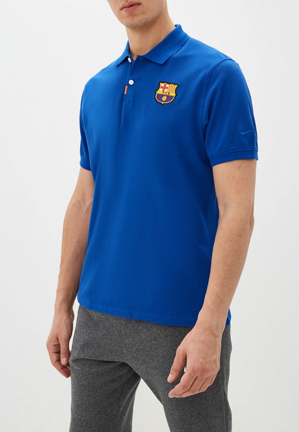 

Поло Nike, Синий, FCB M NIKE POLO