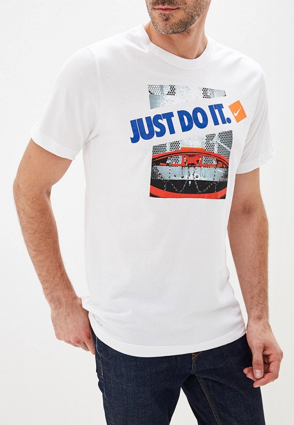 

Футболка спортивная Nike, DRI-FIT MEN'S BASKETBALL T-SHIRT, Белый