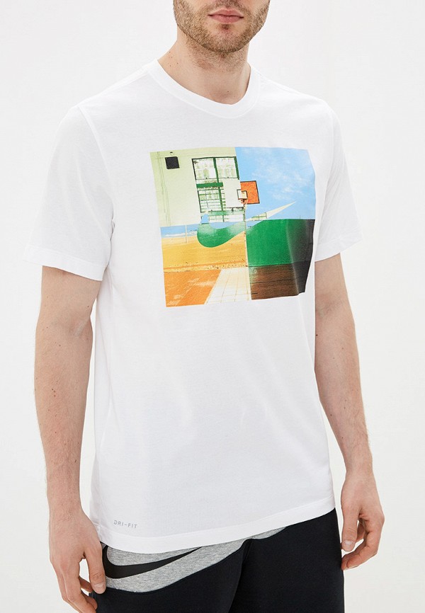 

Футболка Nike, DRI-FIT MEN'S BASKETBALL T-SHIRT, Белый