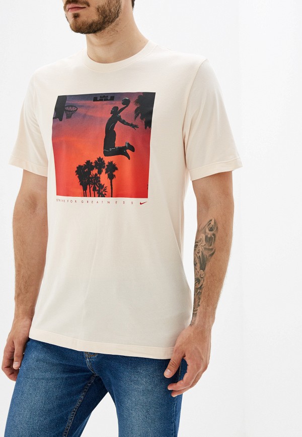 

Футболка Nike, Бежевый, DRI-FIT LEBRON MEN'S T-SHIRT