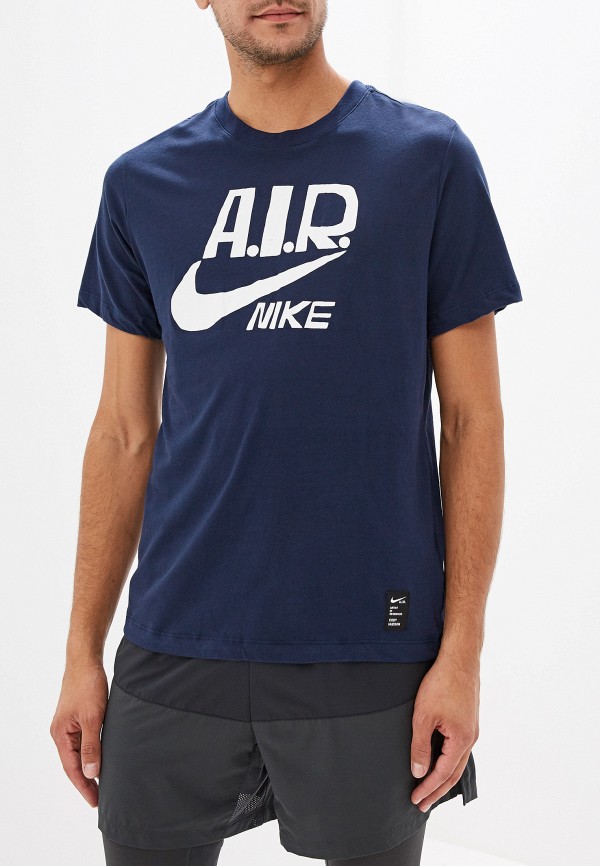

Футболка спортивная Nike, Синий, Dri-FIT Men's Running T-Shirt