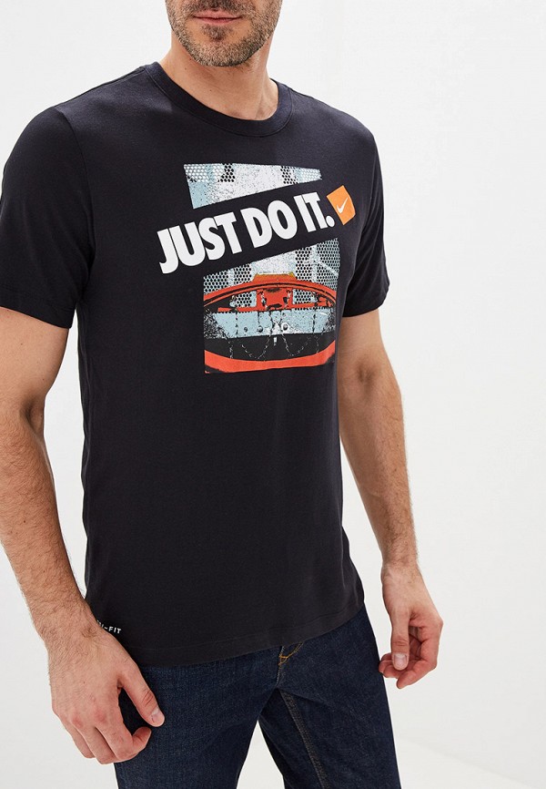 

Футболка Nike, DRI-FIT MEN'S BASKETBALL T-SHIRT, Черный