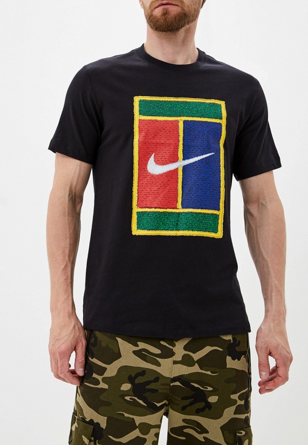 

Футболка Nike, Черный, NikeCourt Men's Tennis T-Shirt