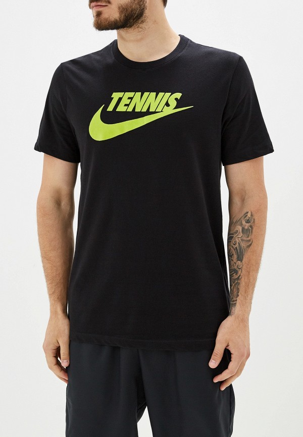 

Футболка Nike, Черный, NikeCourt Dri-FIT Men's Graphic Tennis T-Shirt