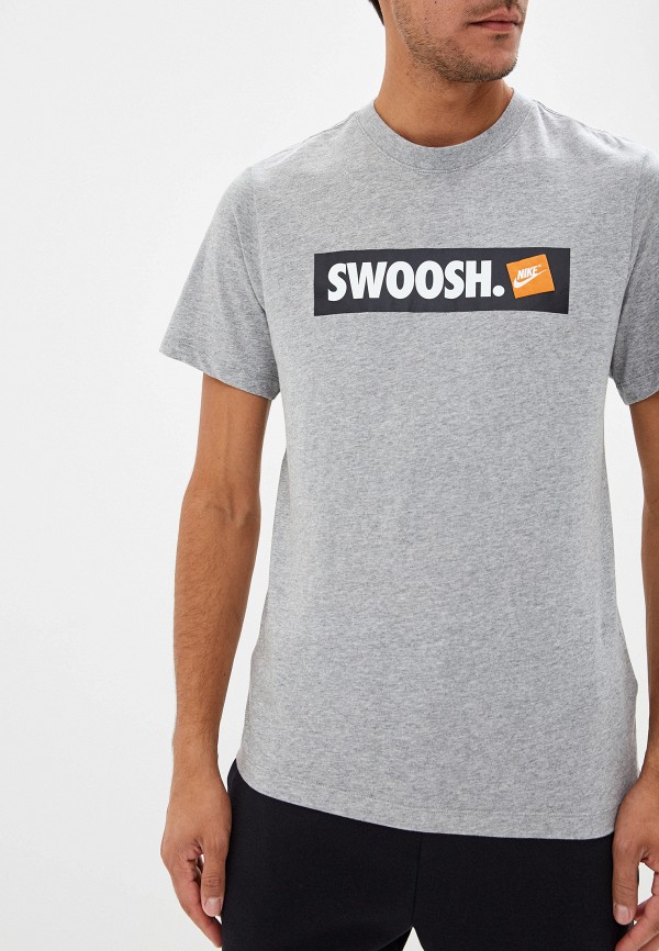 

Футболка Nike, Серый, SPORTSWEAR SWOOSH MEN'S T-SHIRT