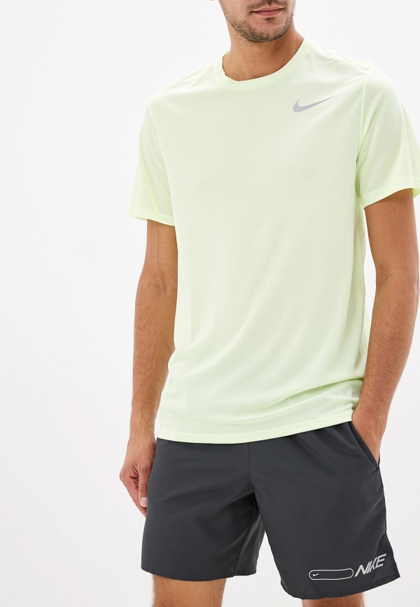 

Футболка спортивная Nike, MEN'S RUNNING TOP, Желтый