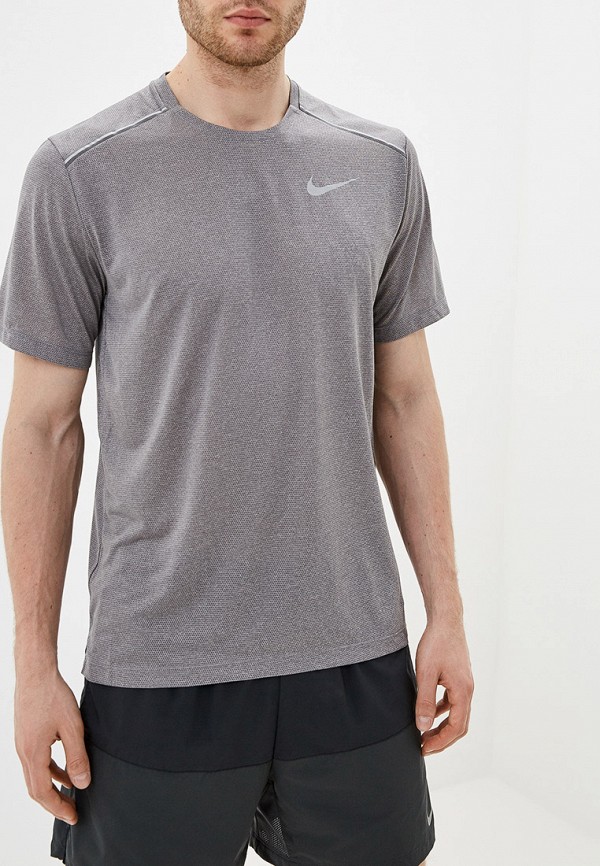 

Футболка спортивная Nike, DRI-FIT MILER MEN'S RUNNING TOP, Серый