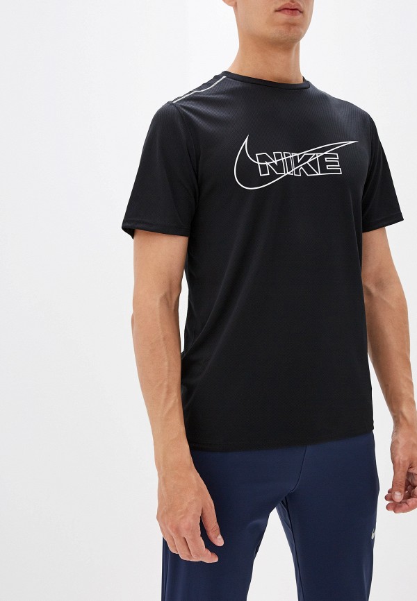 

Футболка спортивная Nike, Черный, Dri-FIT Breathe Men's Short-Sleeve Running Top