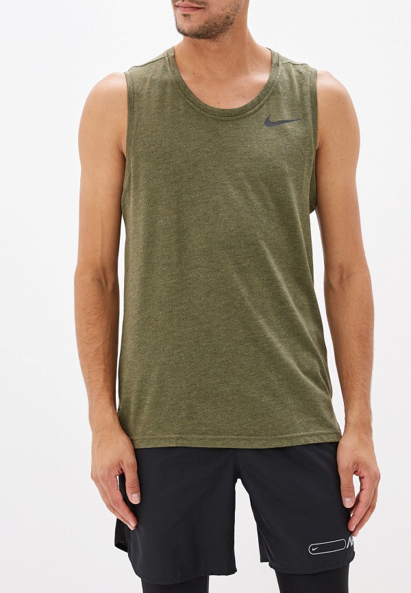 

Майка спортивная Nike, Хаки, BREATHE MEN'S TRAINING TANK