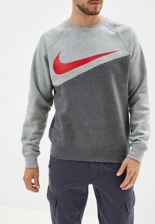 

Свитшот Nike, Серый, Sportswear Men's Swoosh Crew