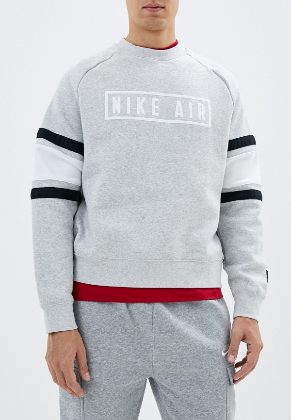 

Свитшот Nike, Серый, Air Men's Fleece Crew