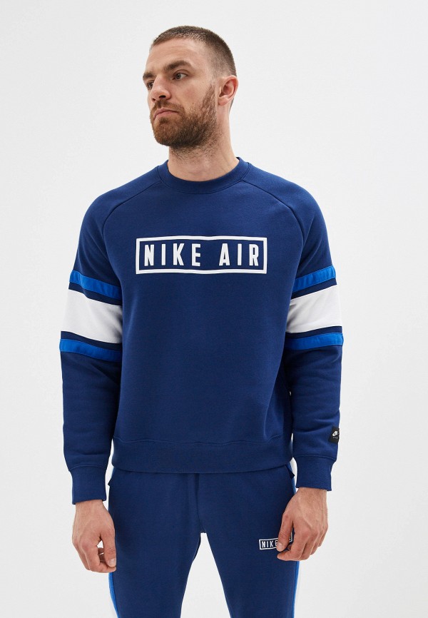 

Свитшот Nike, Синий, Air Men's Fleece Crew