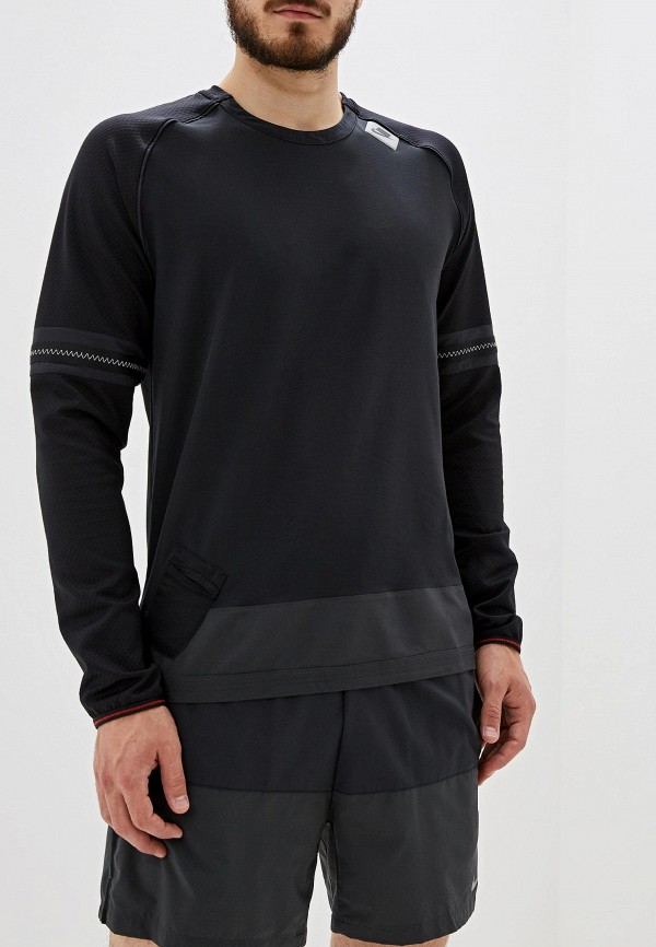

Лонгслив спортивный Nike, Черный, Nike Men's Long-Sleeve Running Top