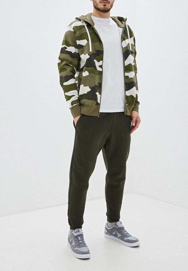 

Толстовка Nike, Хаки, M NSW CLUB HOODIE FZ BB CAMO