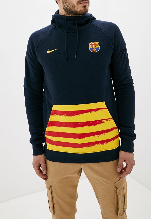 

Худи Nike, Синий, FCB M NK GFA FLC PO HOOD ELC