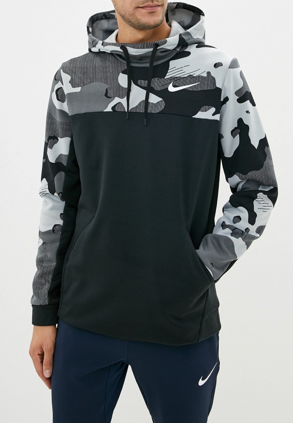 

Худи Nike, Серый, Therma Men's Pullover Hooded Training Top