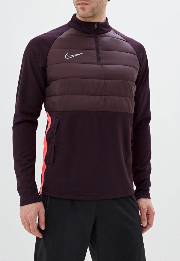 

Лонгслив спортивный Nike, Бордовый, M NK DRY PAD ACD DRIL TOP WW