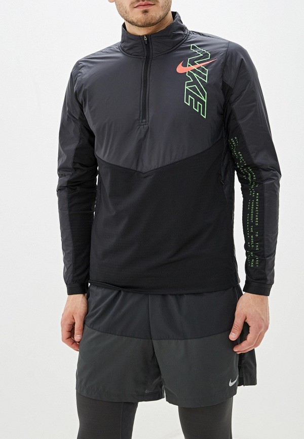 

Лонгслив спортивный Nike, Черный, M NK ELMNT TRACK TOP HZ WM AIR