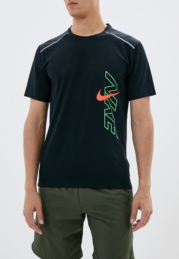 

Футболка спортивная Nike, Черный, M NK DF BRTHE RISE 365 H SS GX