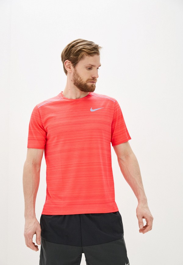 

Футболка спортивная Nike, Оранжевый, M NK DRY MILER TOP SS