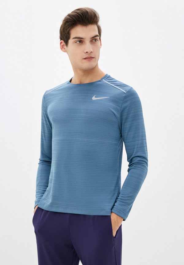 

Лонгслив спортивный Nike, Синий, M NK DRY MILER TOP LS