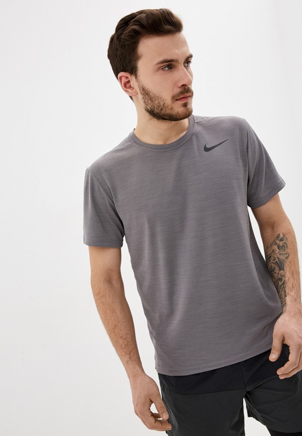 

Футболка спортивная Nike, Серый, M NK DRY SUPERSET TOP SS