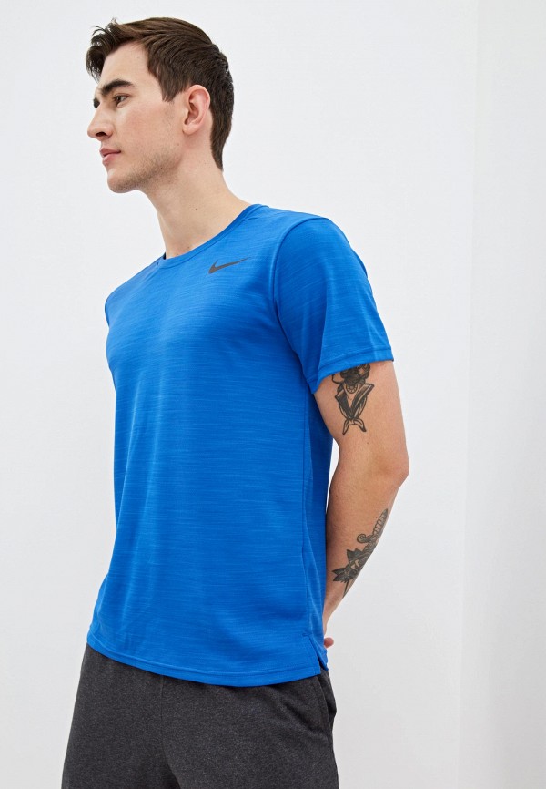 

Футболка спортивная Nike, Синий, M NK DRY SUPERSET TOP SS
