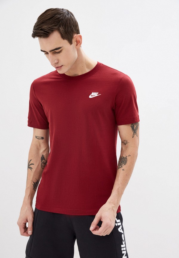 

Футболка Nike, Бордовый, M NSW CLUB TEE