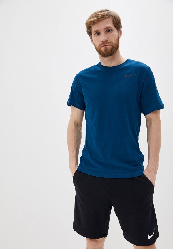 

Футболка спортивная Nike, Синий, M NK DRY TEE DFC CREW SOLID