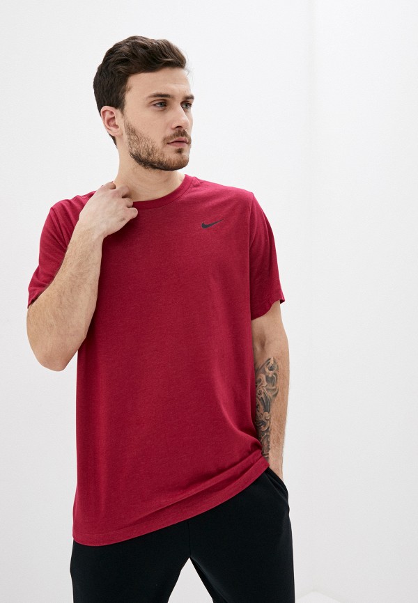 

Футболка спортивная Nike, Бордовый, M NK DRY TEE DFC CREW SOLID