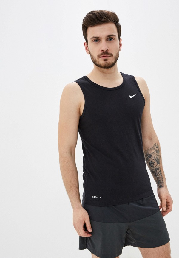 

Майка спортивная Nike, Черный, M NK DRY TANK DFC SOLID