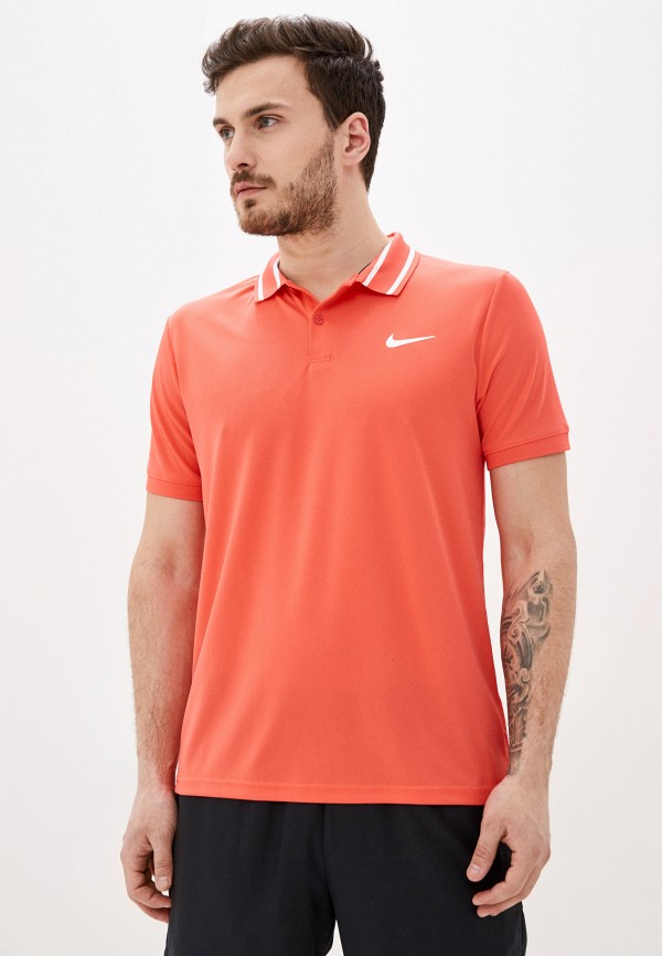 

Поло Nike, Коралловый, M M NKCT DRY POLO PIQUE