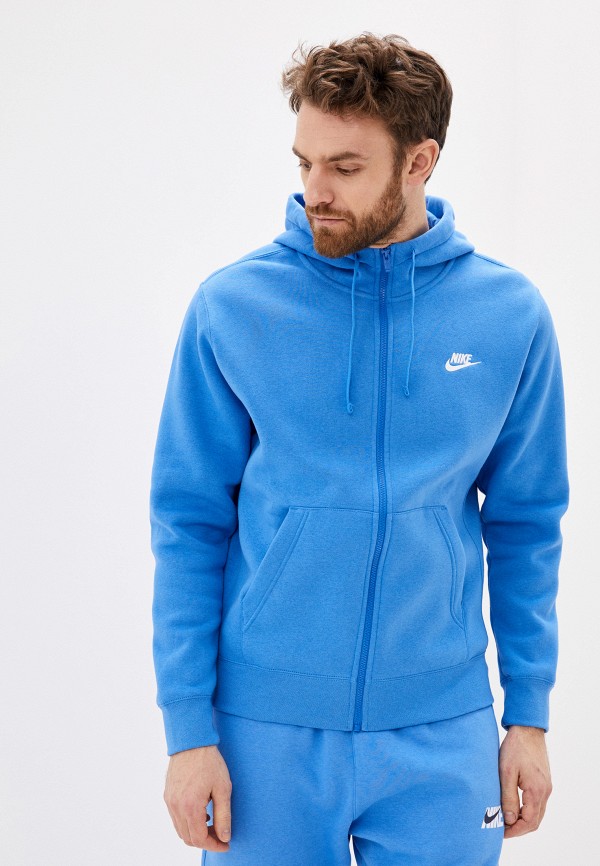 

Толстовка Nike, Голубой, M NSW CLUB HOODIE FZ BB
