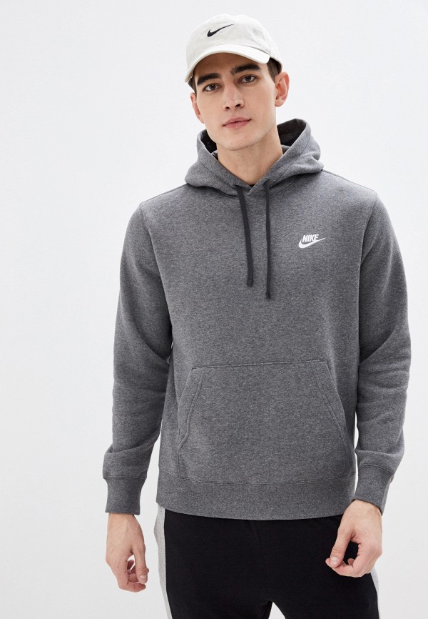 

Худи Nike, Серый, M NSW CLUB HOODIE PO BB