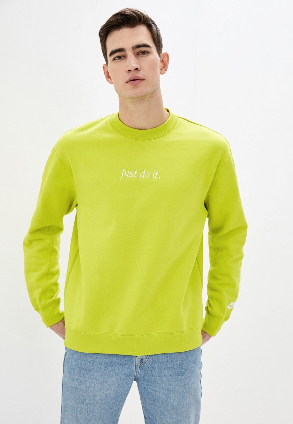 

Свитшот Nike, Зеленый, M NSW JDI CRW FLC HWYWT