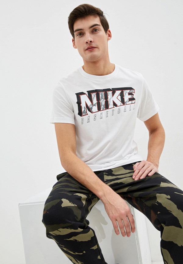 

Футболка спортивная Nike, Белый, M NK DRY TEE SS HBR