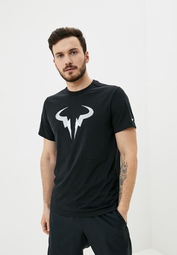 

Футболка спортивная Nike, Черный, RAFA M NKCT DRY TEE SNSL