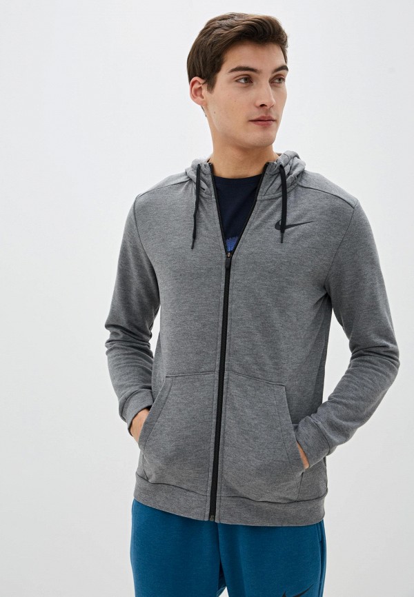 

Толстовка Nike, Серый, M NK DRY HOODIE FZ FLEECE
