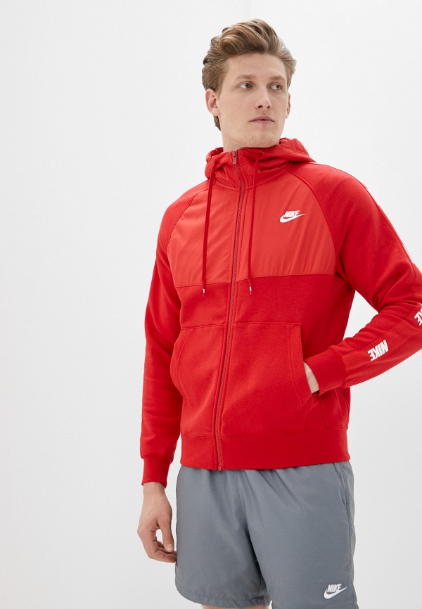 

Толстовка Nike, Красный, M NSW CE HOODIE FZ BB HYBRID