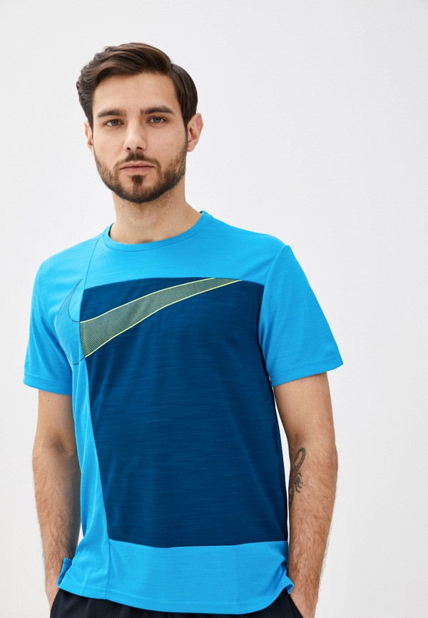 

Футболка спортивная Nike, Синий, M NK DRY SUPERSET SS PX GFX