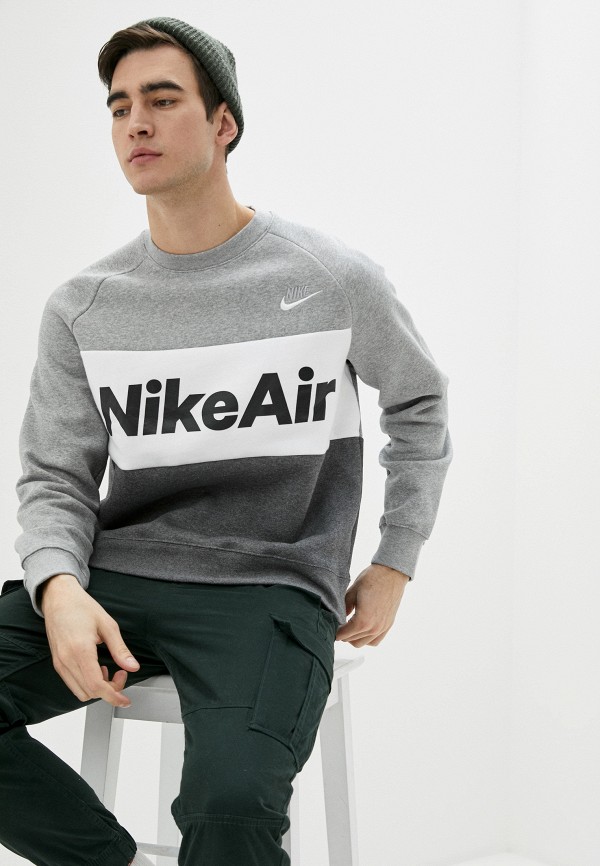 

Свитшот Nike, Серый, M NSW NIKE AIR CRW FLC