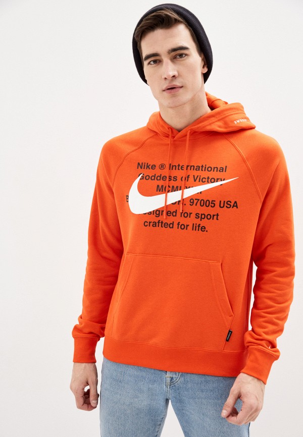 

Худи Nike, Оранжевый, M NSW SWOOSH HOODIE PO FT
