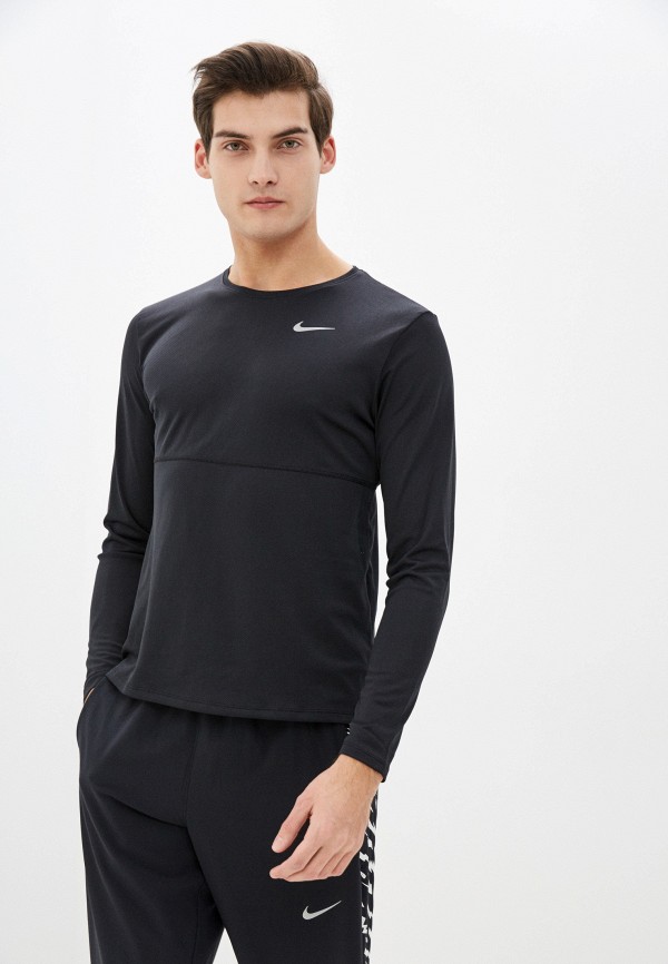 

Лонгслив спортивный Nike, Черный, M NK BREATHE RUN LS