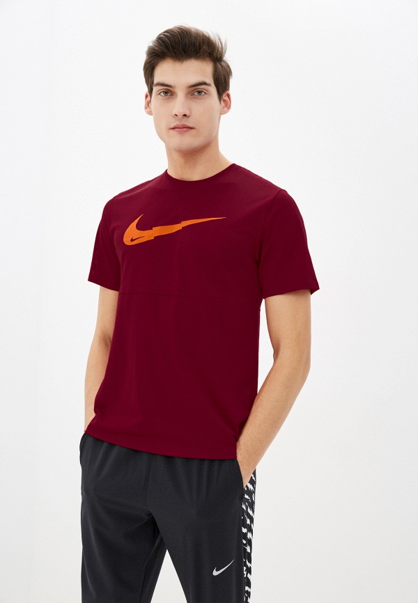 

Футболка спортивная Nike, Бордовый, M NK BREATHE RUN SS WR PO GX