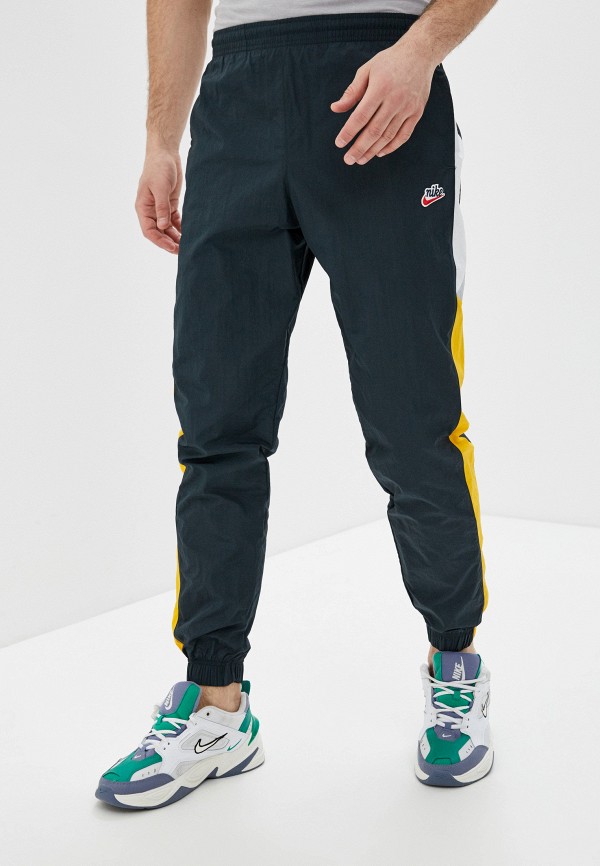 

Брюки спортивные Nike, Зеленый, M NSW HE WR PANT WVN SIGNATURE