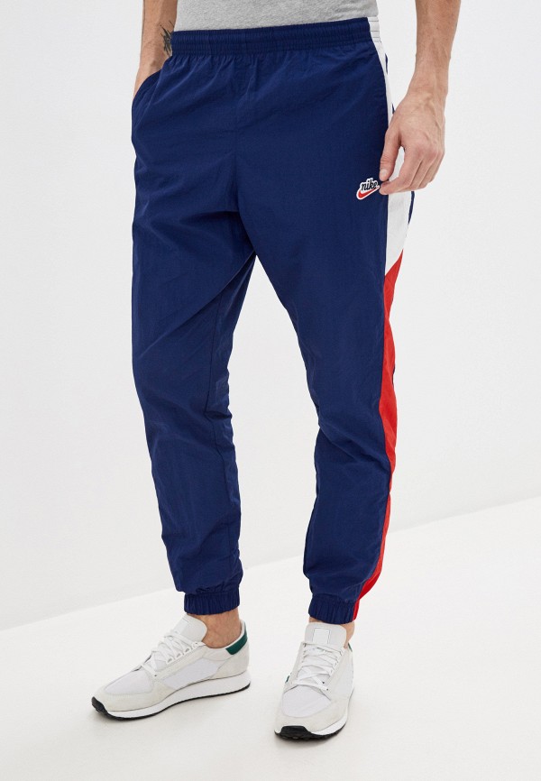 

Брюки спортивные Nike, Синий, M NSW HE WR PANT WVN SIGNATURE