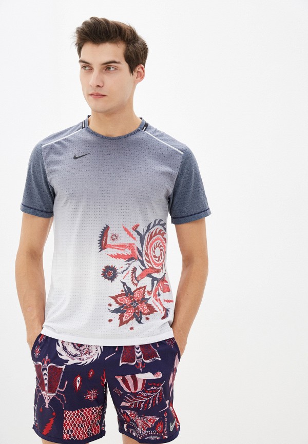 

Футболка спортивная Nike, Серый, M NK WILD RUN RISE 365 TOP SS